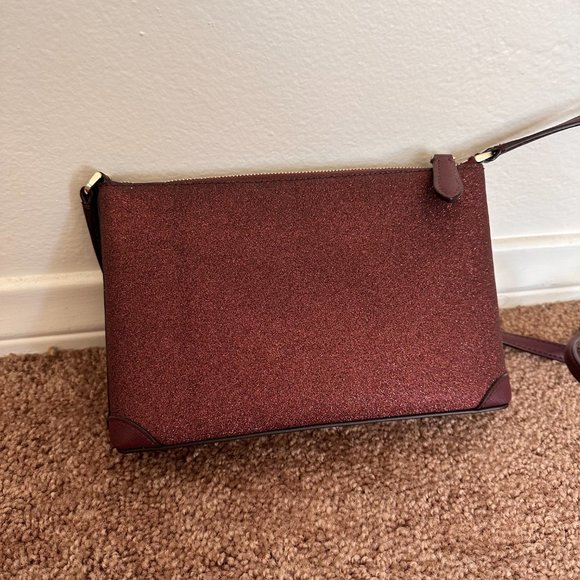 NWT KATE SPADE Shimmy Deep Nova Glitter Crossbody - Picture 4 of 5